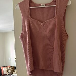 Rose pink Abercrombie and Fitch knit top